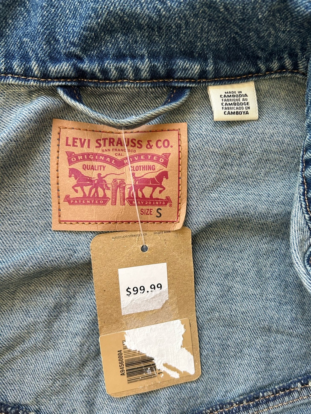 NWT-Levi's® Premium
SHRUNKEN '90S TRUCKER JACKET Size Small - Picture 9 of 16